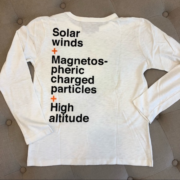 Crewcuts Aurora Borealis Glow in the Dark Shirt Sz 10 - Picture 6 of 6